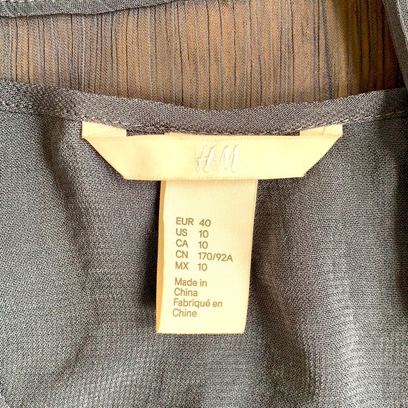 H&M Draped chiffon dress - Picture 4 of 7